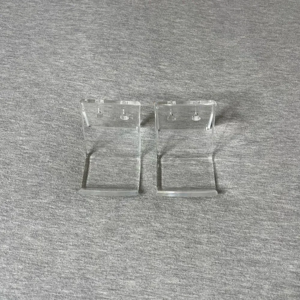 Clear Acrylic Game Controller Wall Mount Hanger Holder 2 PCS. Set